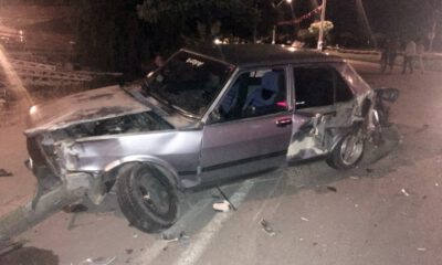 Erzincanda Trafik Kazası: 1 Yaralı