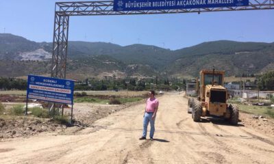Akçakonak Yolu Genişliyor