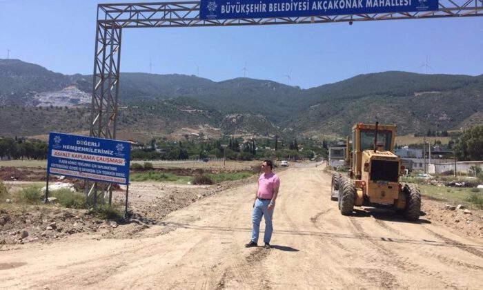Akçakonak Yolu Genişliyor