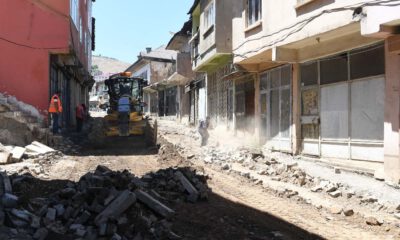 Bitlis Caddesinde Asfalt Hazırlığı