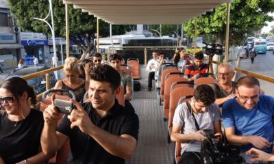 Mersin Sahillerinde Üstü Açık Otobüs Seferleri Başladı