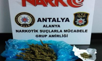 Alanyada Uyuşturucu Operasyonu