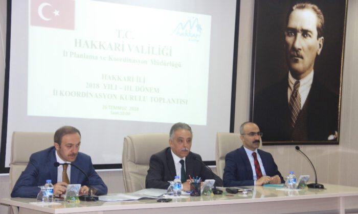 Hakkaride ‘İlk Koordinasyon Kurulu Toplantısı