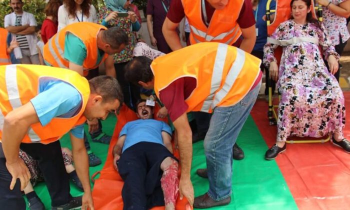 Aydın Diş Hastanesinde Deprem Tatbikatı Yapıldı