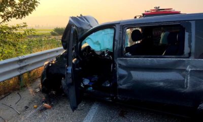 Manisada Trafik Kazası 4 Yaralı
