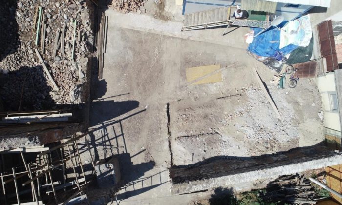 Tarihi Binanın Ana Hatları Ortaya Çıkarıldı