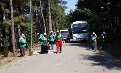 Aksarayda Bayram Öncesi Mezarlıklarda Temizlik Çalışması Başlatıldı