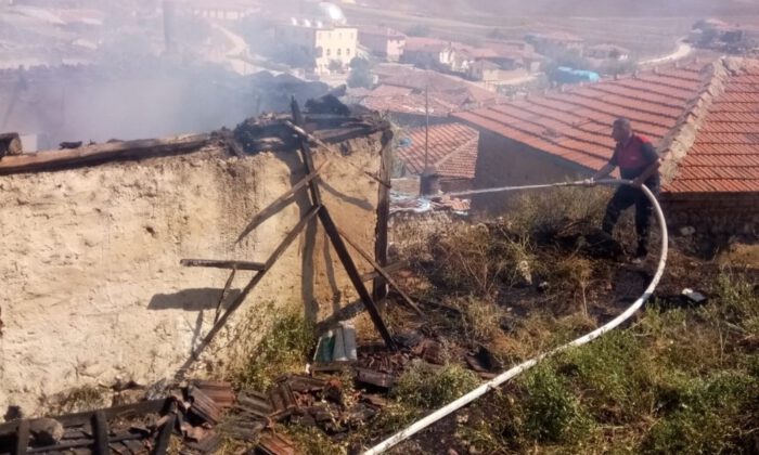 Sungurluda Ev Yangını