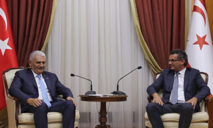 Tbmm Başkanı Yıldırım, Kktc Başbakanı Erhürman İle Görüştü