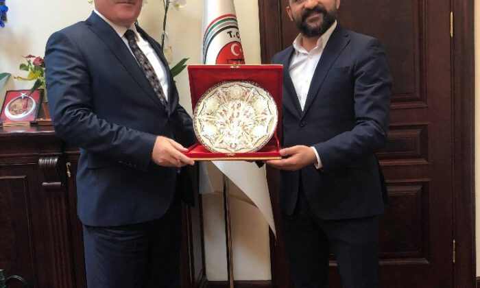 Baro Başkanı Aktürk Adalet Bakanlığında Temaslarda Bulundu