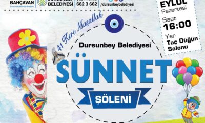Dursunbeyde 41 Çocuk Belediyenin Şöleninde Sünnet Olacak