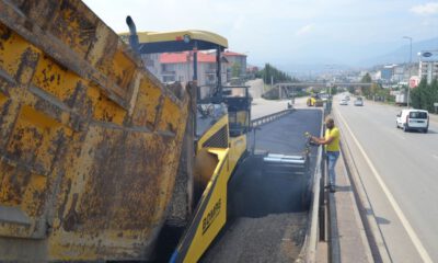 Bozuk Yollarda Asfalt Çalışmaları Sürüyor