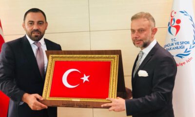 Başkan Ertürkten Efsane Güreşçiye Ziyaret
