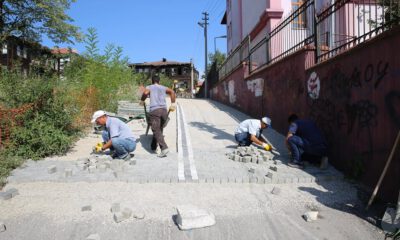 Kırtepe Mahallesinde Parke Taş Çalışmaları Başladı