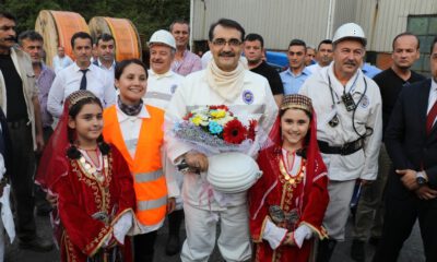 Enerji Ve Tabii Kaynaklar Bakanı Dönmez Maden Ocağına İndi