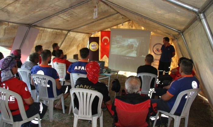 Manisada Kurtarma Tatbikatı
