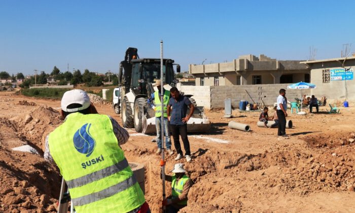 Akçakalede Alt Yapı Çalışmaları Sürüyor