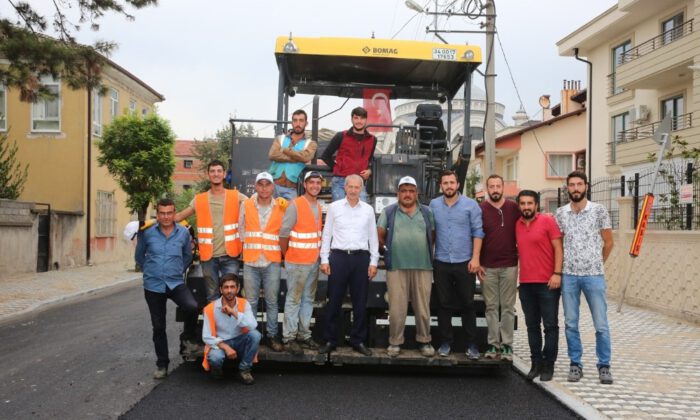 Başkan Dişli, Asfalt Çalışmalarını İnceledi