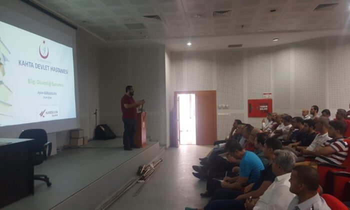 Sağlık Personeline Bilgi Güvenliği Eğitimi Verildi