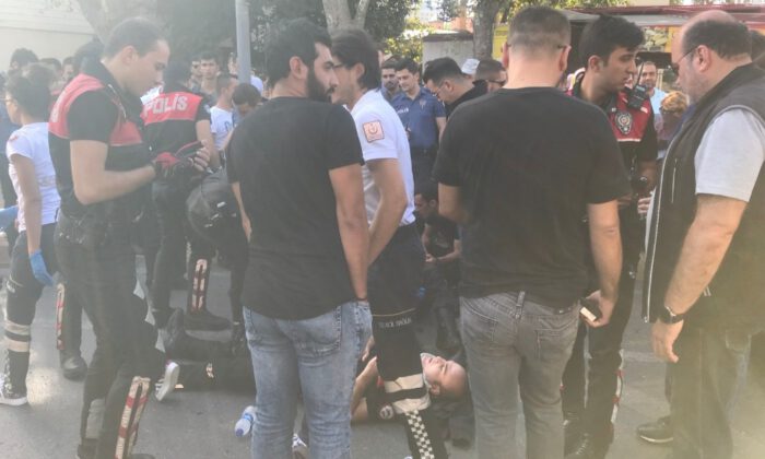 Beşiktaşta Motorize Yunus Ekipleri Kaza Yaptı: 2 Yaralı