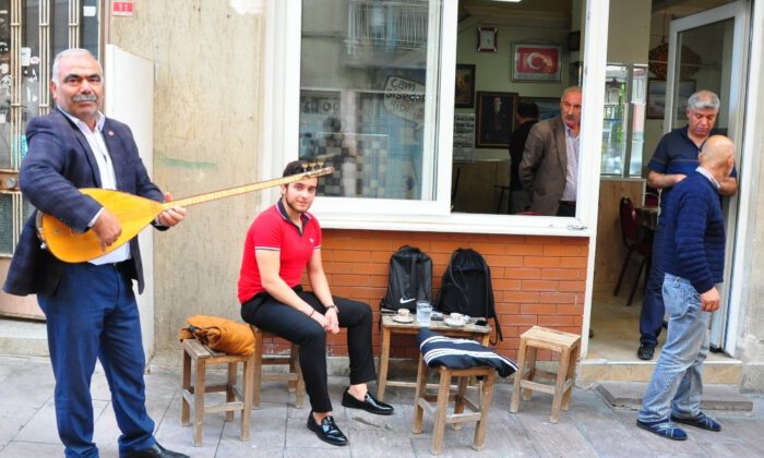 (Özel) Aşık Muhtar Adayı Bağlamasıyla Destek Turunda