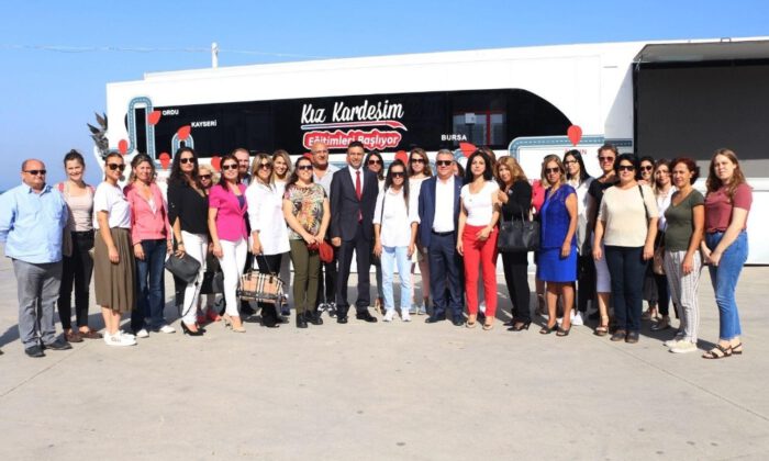Başkan Kayalı, ‘Kız Kardeşim Projesi Eğitim Tırını Ziyaret Etti