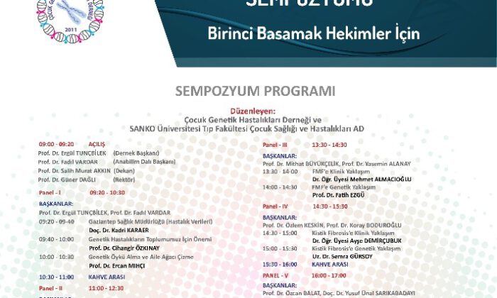 6. Çocuk Genetik Hastalıkları Sempozyumu Düzenlenecek