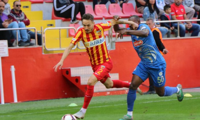 Spor Toto Süper Lig: Kayserispor: 0 – Çaykur Rizespor: 1 (İlk Yarı)