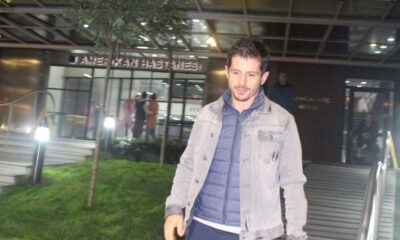 Emre Belözoğlundan Turan Çiftine Bebek Ziyareti