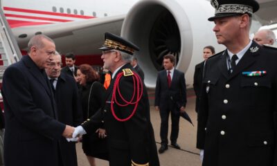 Cumhurbaşkanı Erdoğan Fransada