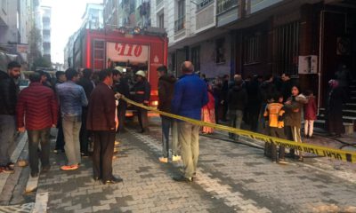 Esenyurtta 5 Katlı Binada Korkutan Yangın