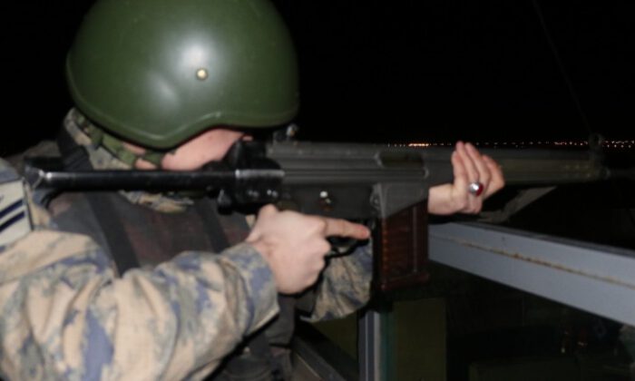 Yeni yıla vatan nöbetinde girdiler!