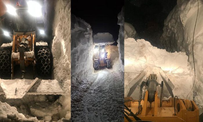 Kar kalınlığı 5 metreyi geçti