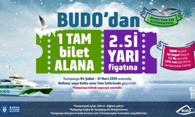 BUDO’dan 1 Bilet Alana İkinci Bilet Yarı Fiyatına