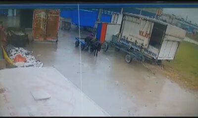 At Arabalı Hırsızlar Kameraya Yakalandı
