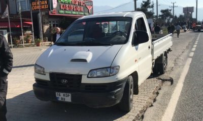 Kamyonet Motosiklete Çarptı