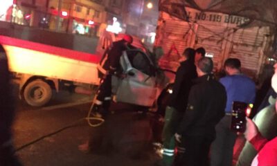 Bursada Kamyonetle Kamyon Çarpıştı