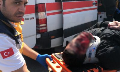 Ticari Araca Çarpan Motosiklet Sürücüsü Hastanede Öldü