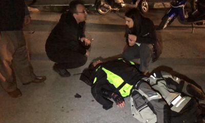 Hemşire Otomobilini Durdurup Yaralıya Koştu