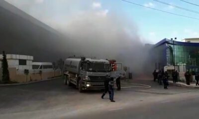 Bursa’da Fabrika Yangını