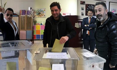 Ünlüler sandık başında