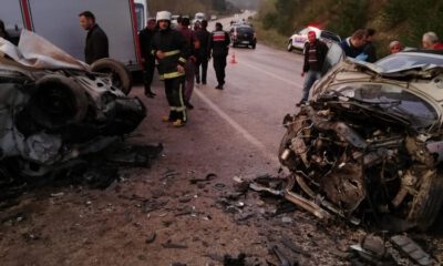 Orhaneli’de feci Kaza: 2 Ölü, 8 Yaralı