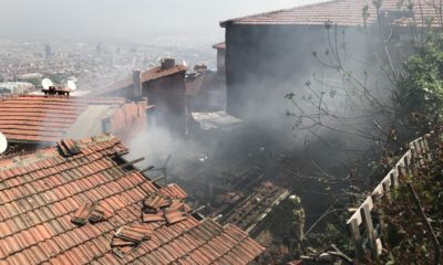 Bursa’da Yangın Evi Kül Etti