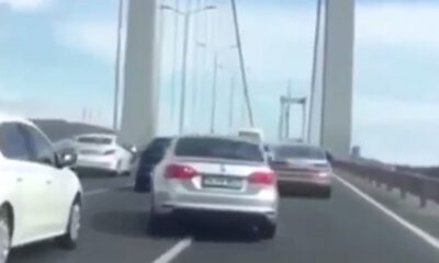 Köprüde makas terörü