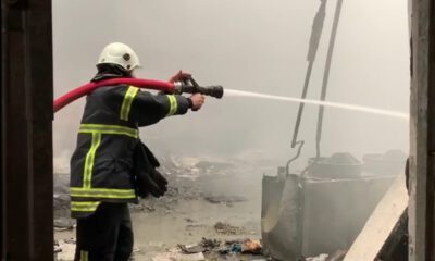 Çatı Tamiratında Soğuk Hava Deposu Yandı
