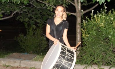 Bursalılar Sahura Kadın Davulcuyla Uyanıyor