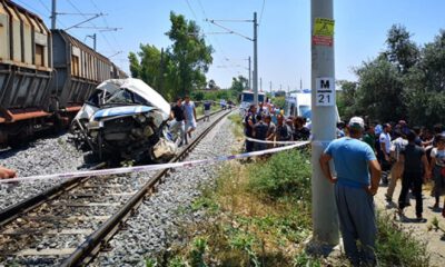 Mersin’de tren kazası
