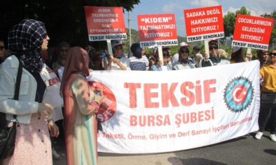 Bursa’daki O İşçiler Yine Eylemde