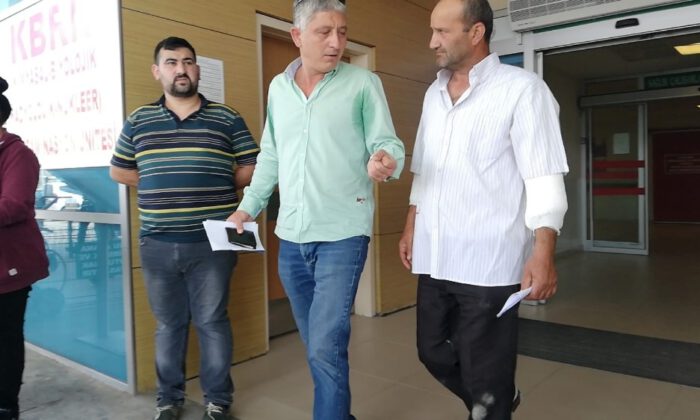 İşyerinin Önündeki Köpeğin Saldırısına Uğradı