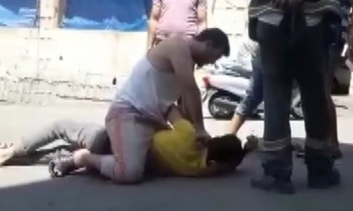 Motosikleti çalmaya çalışırken yakalandı